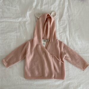 Stella McCartney Kids Pink Hooded Cardigan